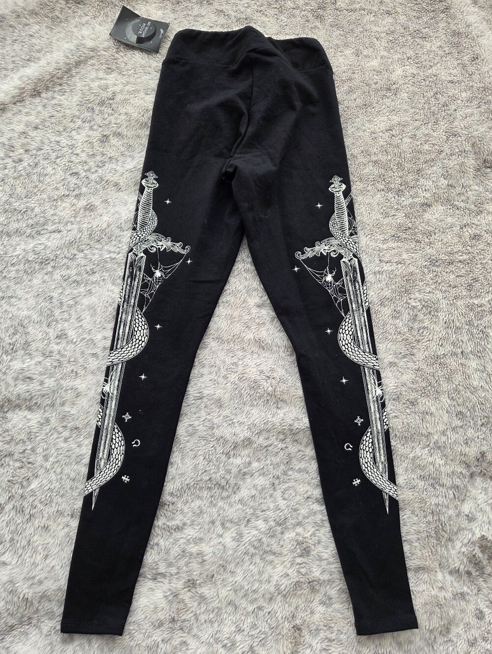 Midnight Hour NWT Dagger & Serpent Goth Leggings Size XS